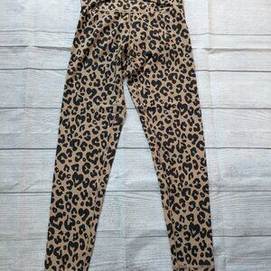 Aerie offline leopard print crossover leggings